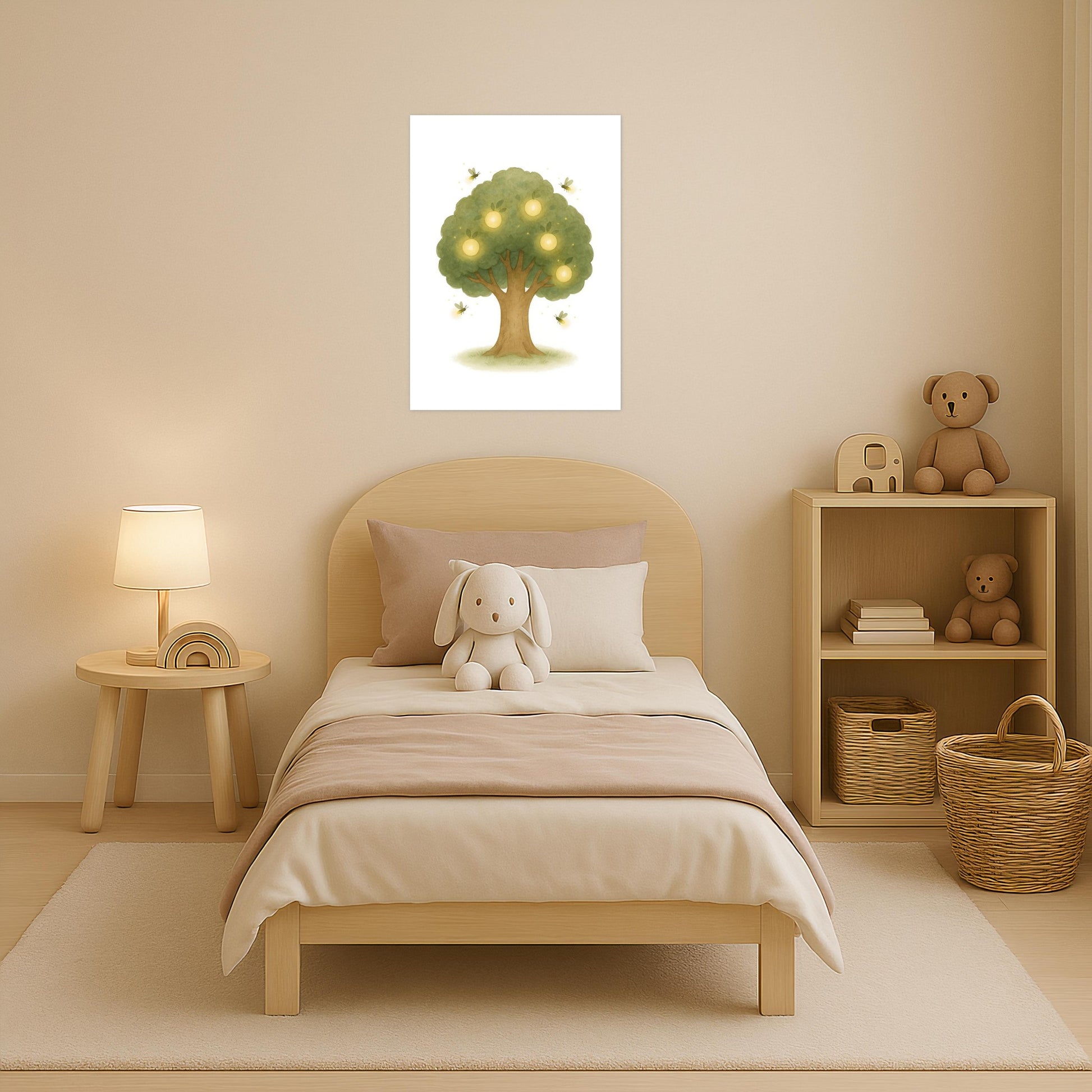 Leuchtbaum Poster von tinylearner