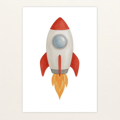 Rakete Poster von tinylearner
