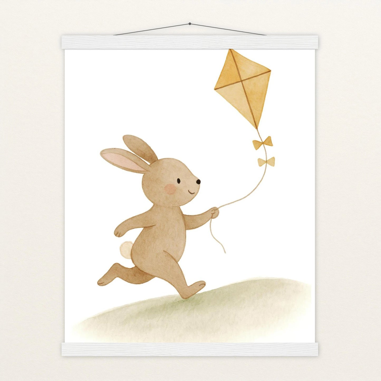 Holly der Hase - Motiv: "Drachen" Poster mit Leisten von tinylearner