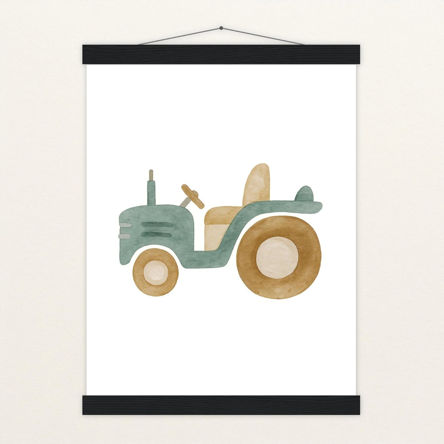 Traktor Poster mit Leisten von tinylearner