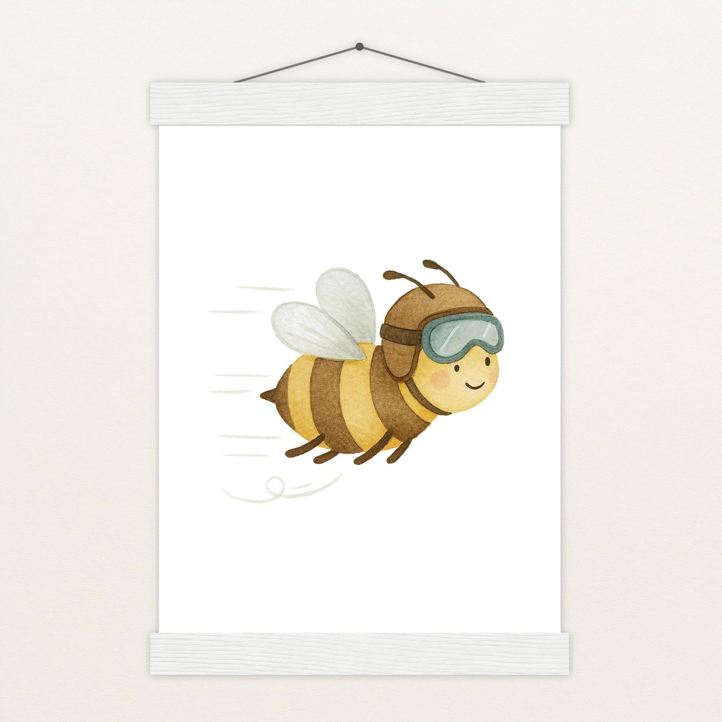 Bibi die Biene Poster mit Leisten von tinylearner