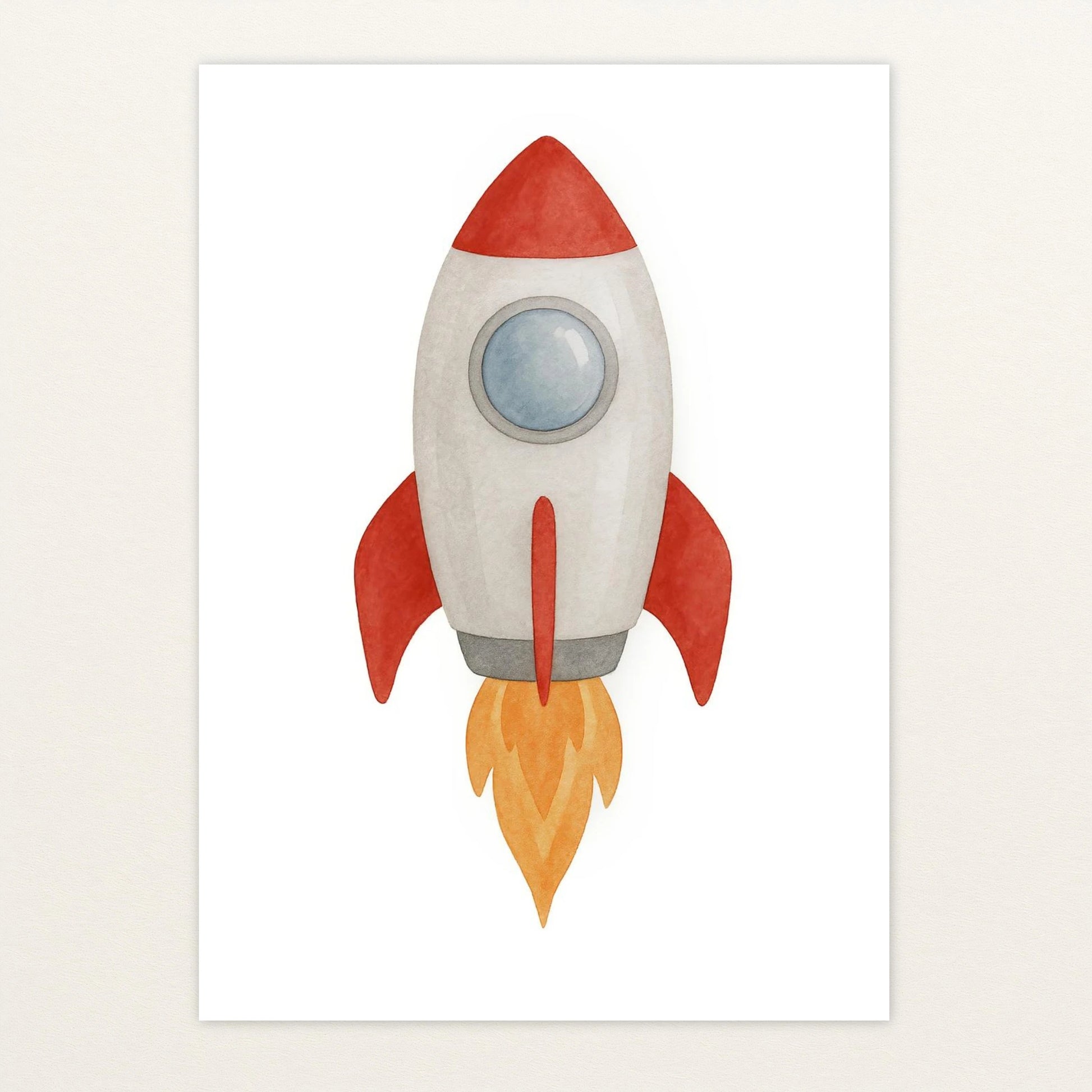 Rakete Poster von tinylearner