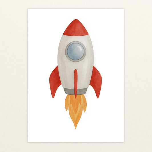 Rakete Poster von tinylearner