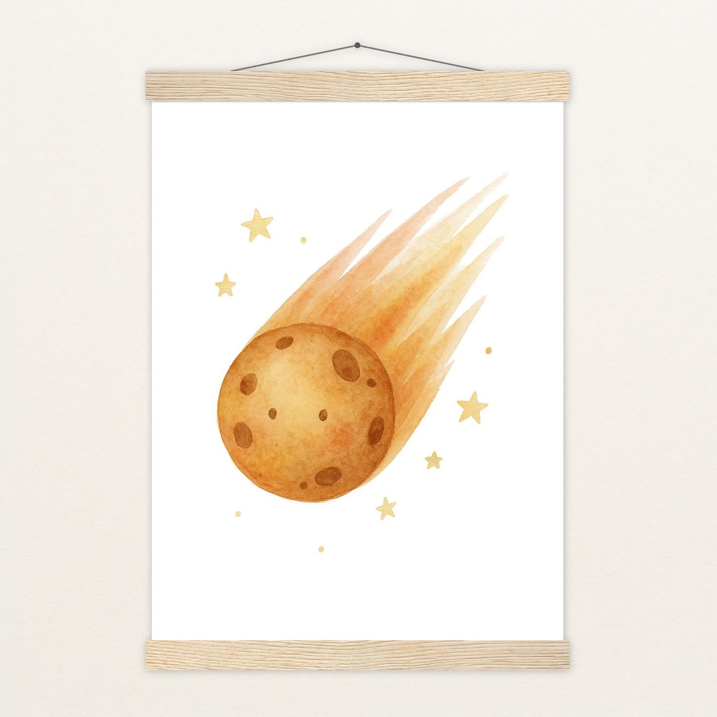 Asteroid Poster mit Leisten von tinylearner