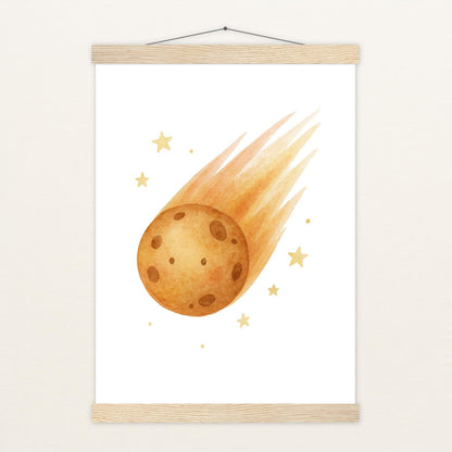 Asteroid Poster mit Leisten von tinylearner