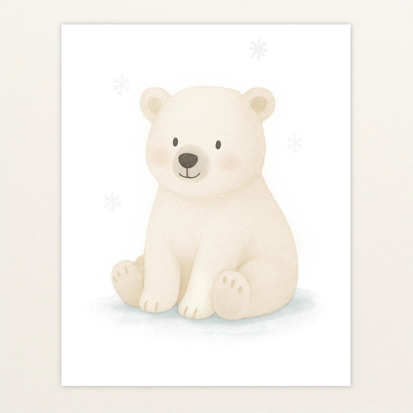 Pummel der Polarbär Poster von tinylearner