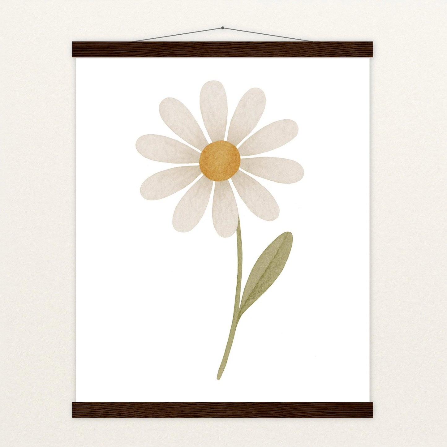 Gänseblümchen Poster mit Leisten von tinylearner