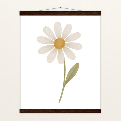 Gänseblümchen Poster mit Leisten von tinylearner