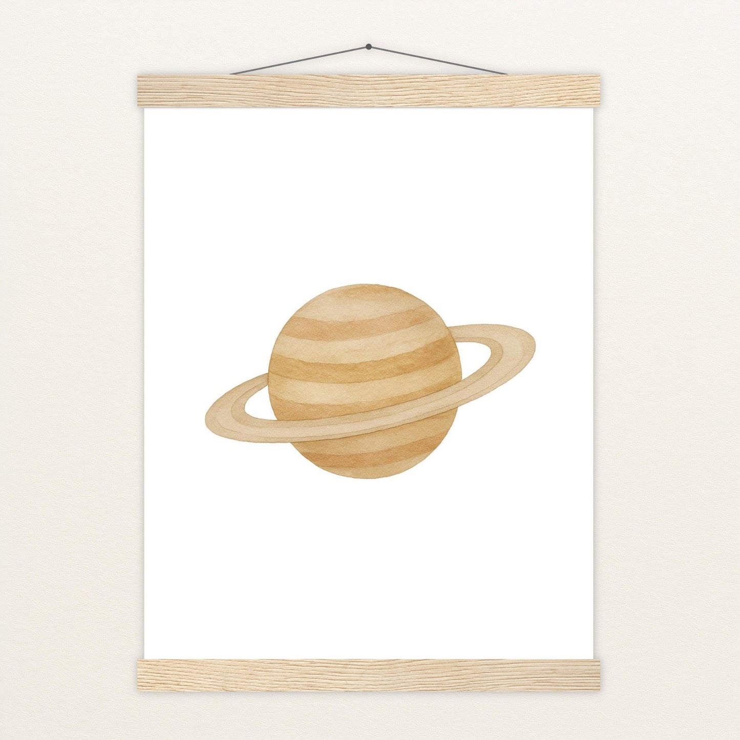 Saturn Poster mit Leisten von tinylearner