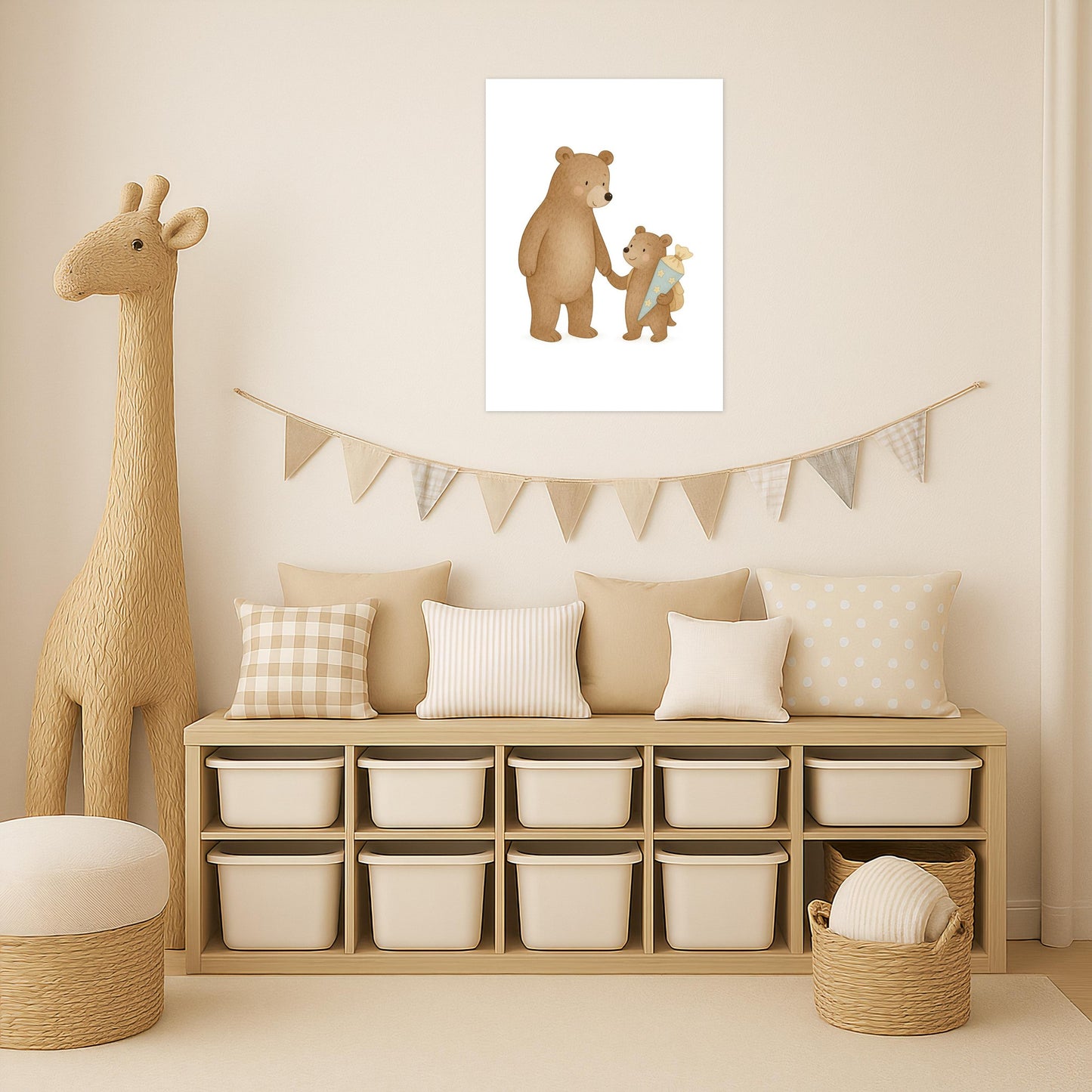 Balu der Bär - Motiv: "Schultüte" Poster von tinylearner