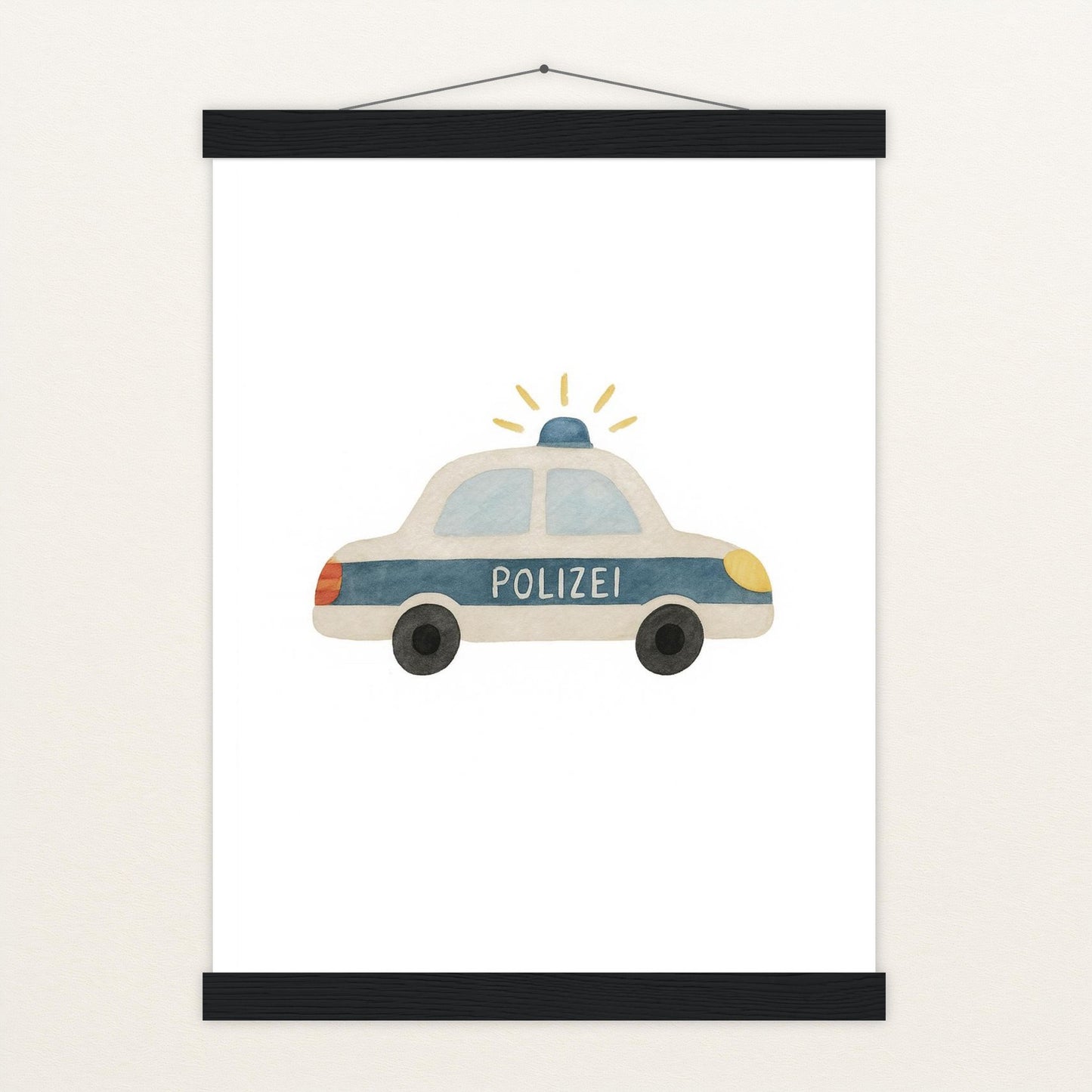Polizei Poster mit Leisten von tinylearner