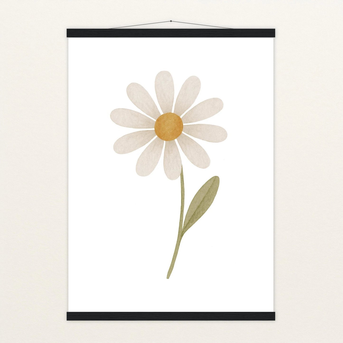 Gänseblümchen Poster mit Leisten von tinylearner