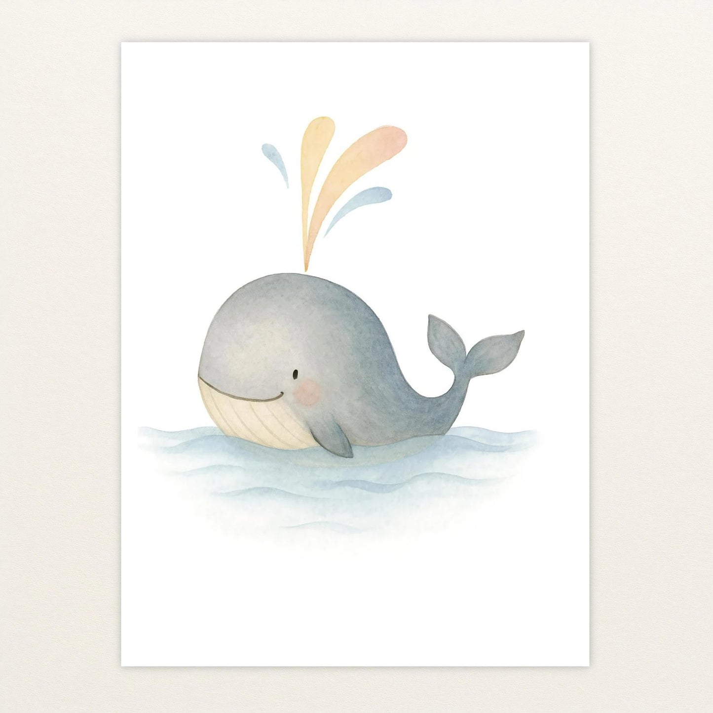 Willi der Wal - Motiv: "Freude" Poster von tinylearner