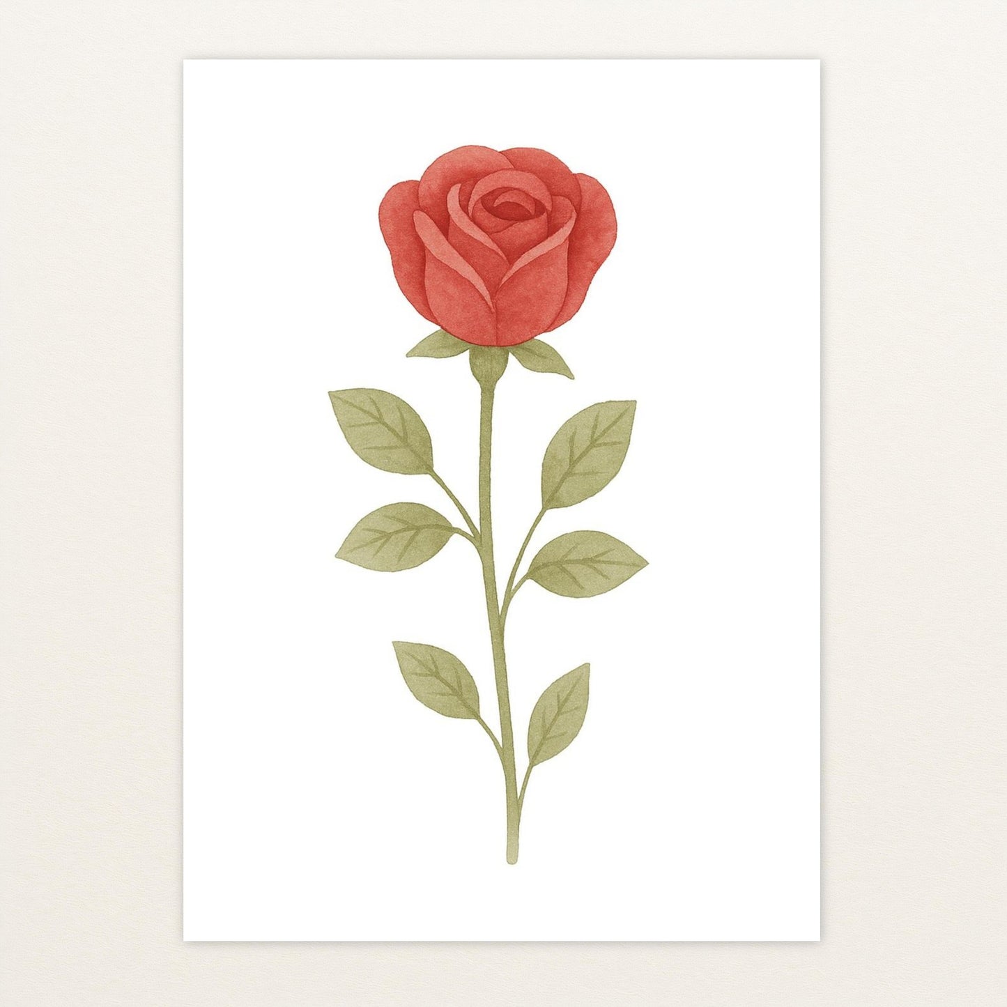 Rose Poster von tinylearner
