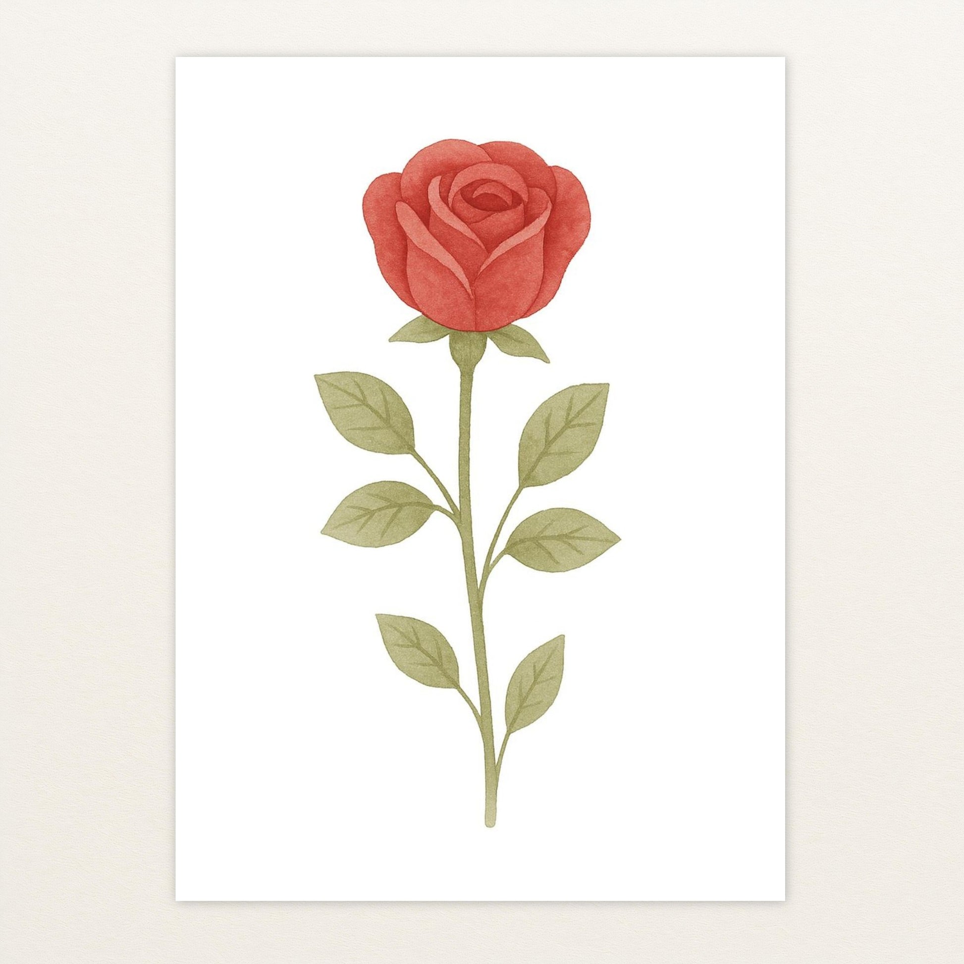 Rose Poster von tinylearner