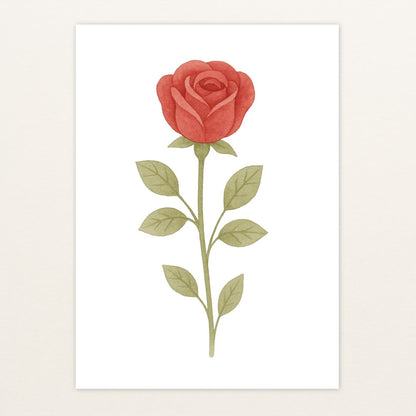 Rose Poster von tinylearner