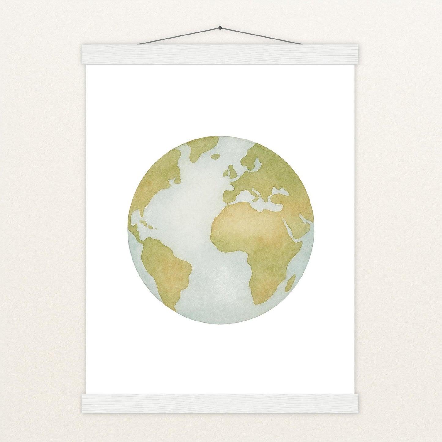 Erde Poster mit Leisten von tinylearner