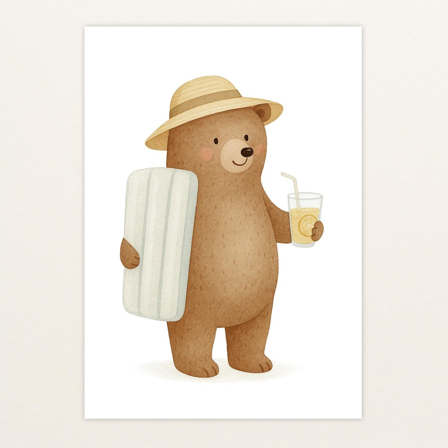 Balu der Bär - Motiv: "Strandtag" Poster von tinylearner