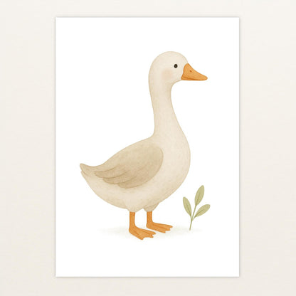 Gusi die Gans Poster von tinylearner
