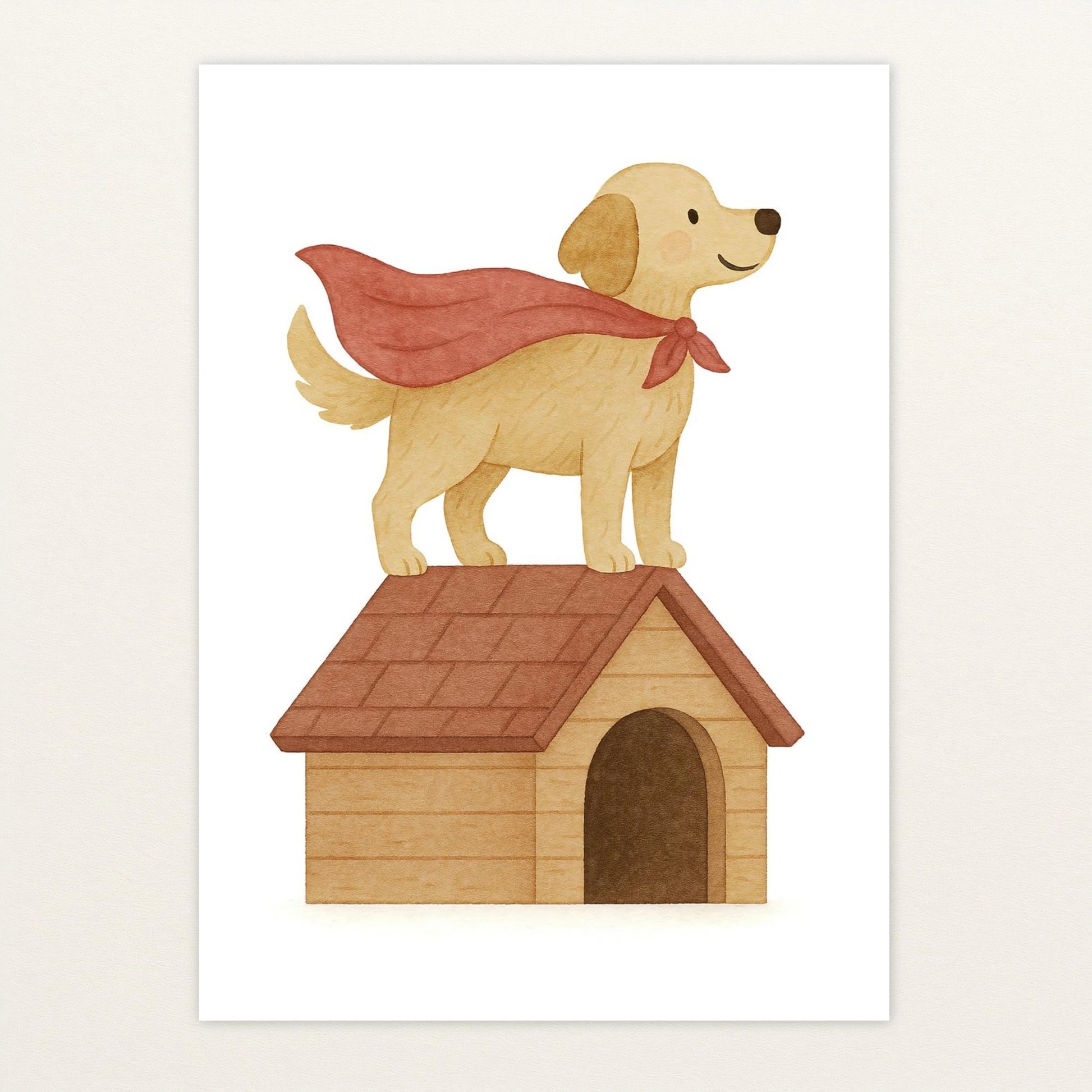 Hugo der Hund - Motiv: "Superheld" Poster von tinylearner