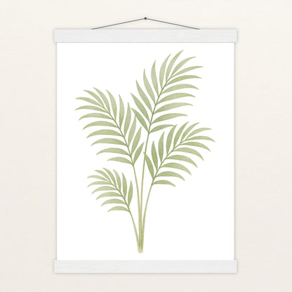 Howea-Blatt Poster mit Leisten von tinylearner