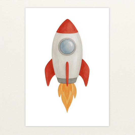 Rakete Poster von tinylearner