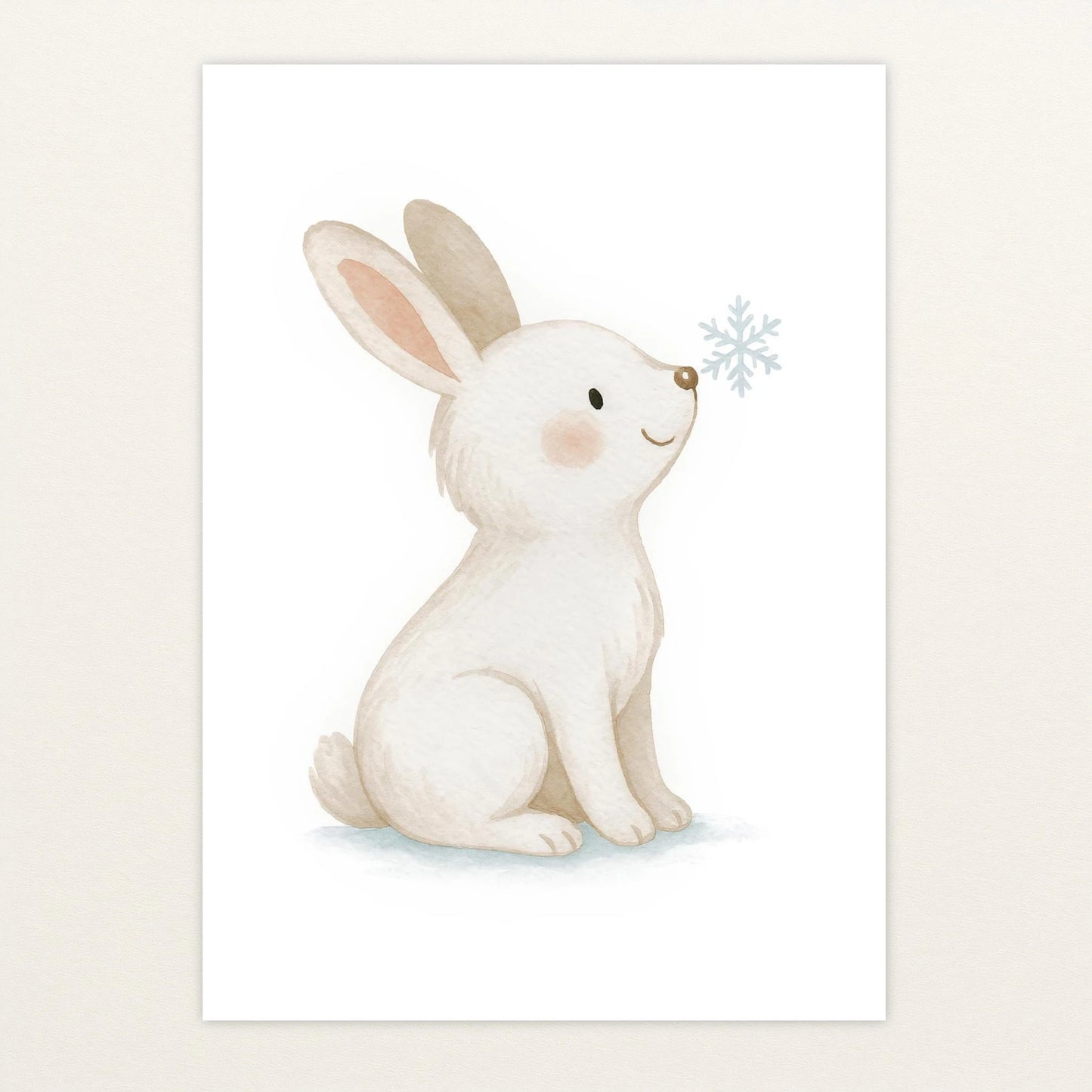 Sina der Schneehase Poster von tinylearner