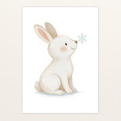 Sina der Schneehase Poster von tinylearner