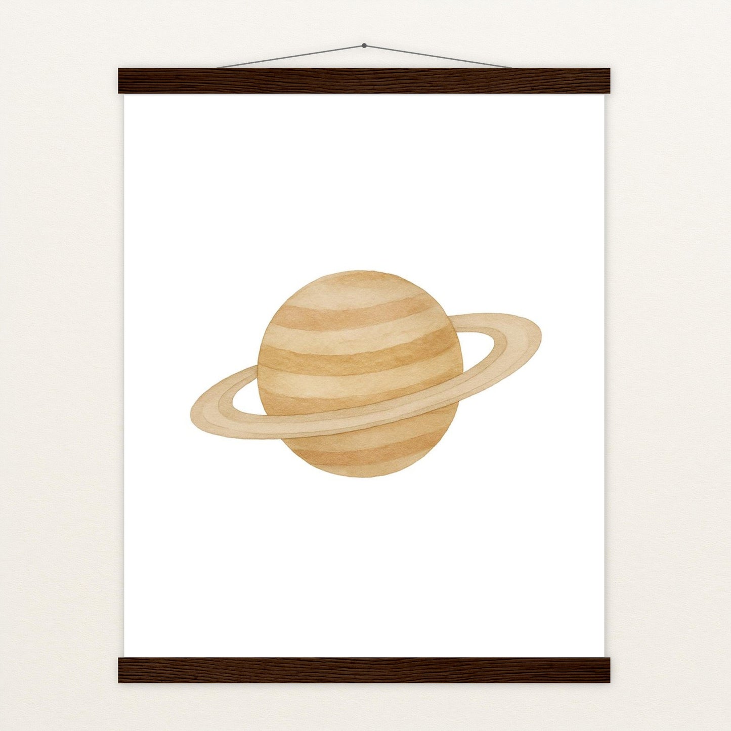 Saturn Poster mit Leisten von tinylearner