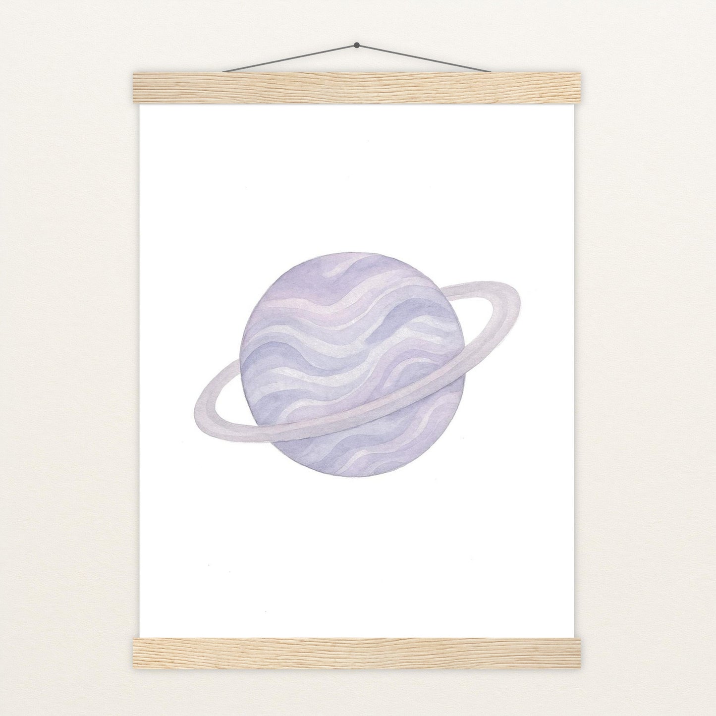 Planet Poster mit Leisten von tinylearner