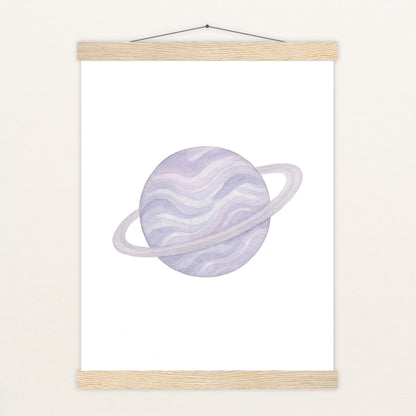 Planet Poster mit Leisten von tinylearner