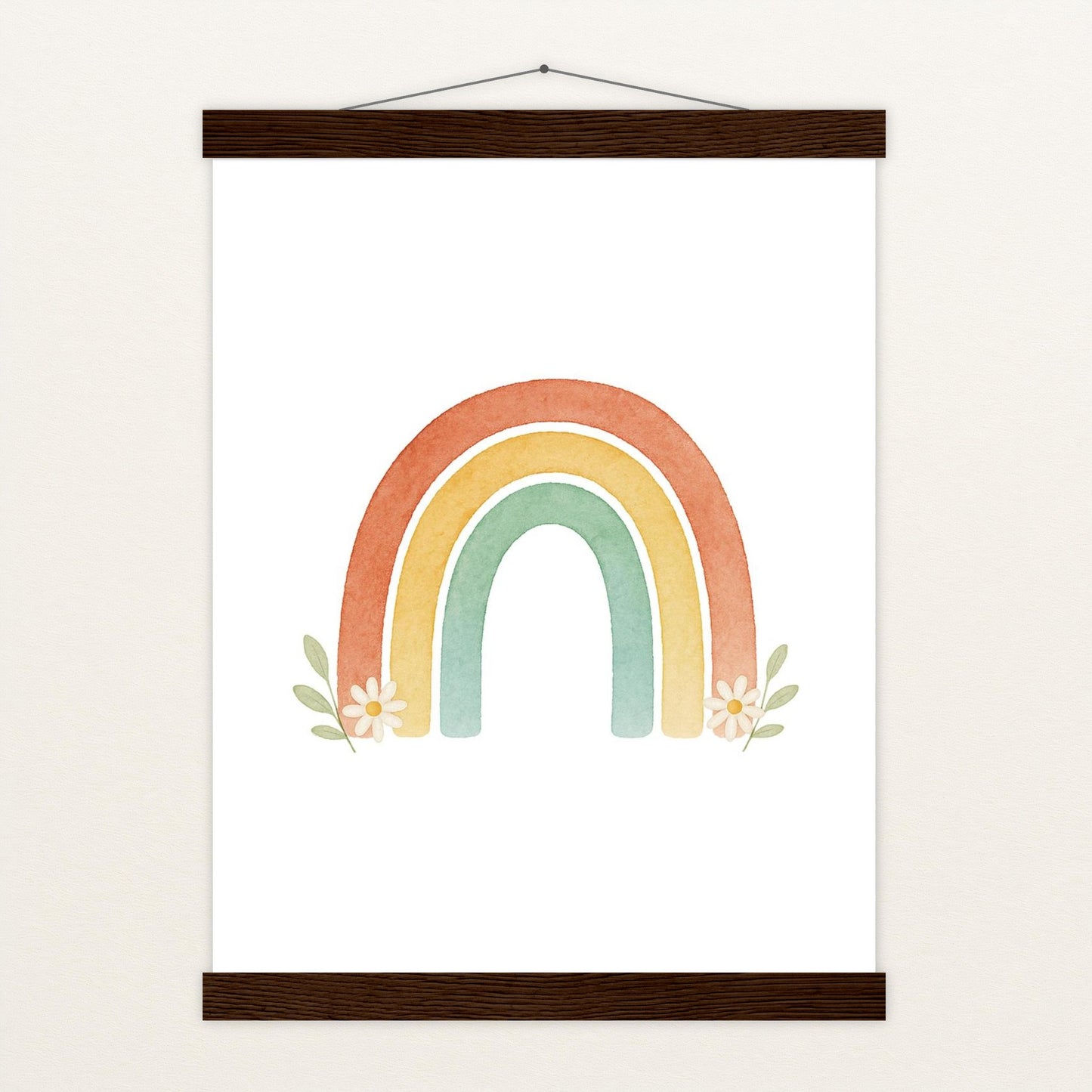 Regenbogen Poster mit Leisten von tinylearner