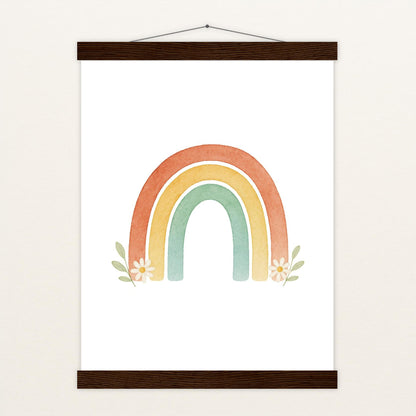 Regenbogen Poster mit Leisten von tinylearner
