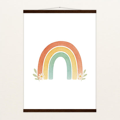 Regenbogen Poster mit Leisten von tinylearner