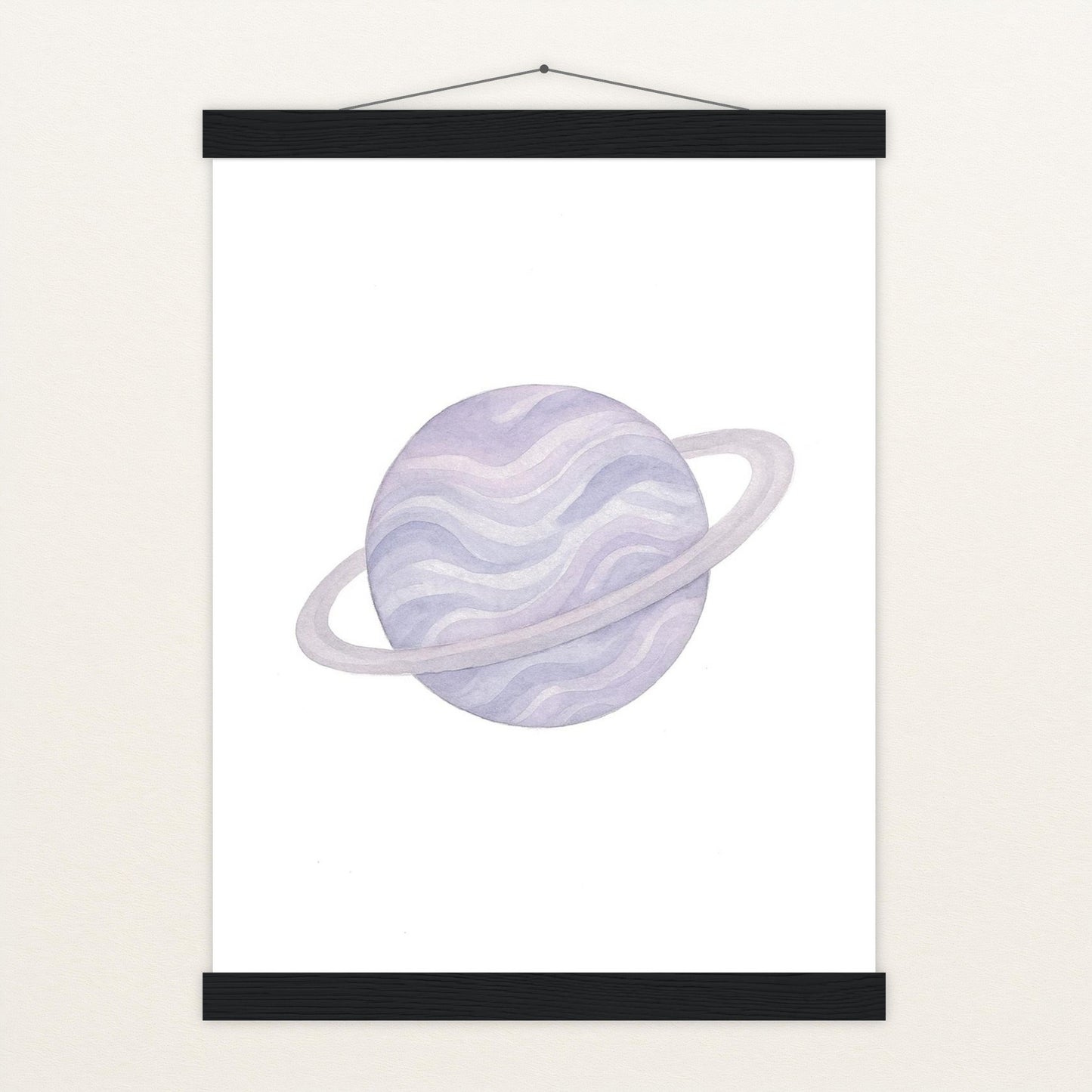 Planet Poster mit Leisten von tinylearner