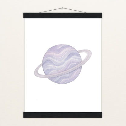 Planet Poster mit Leisten von tinylearner
