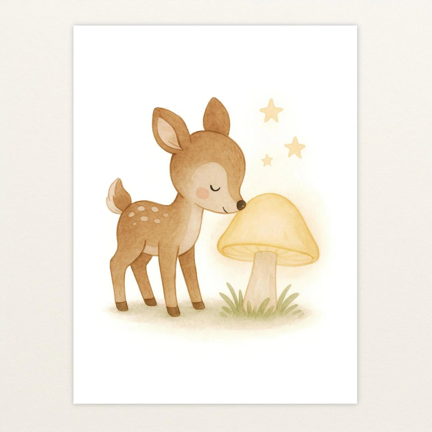 Ria das Reh - Motiv: "Leuchtpilz" Poster von tinylearner