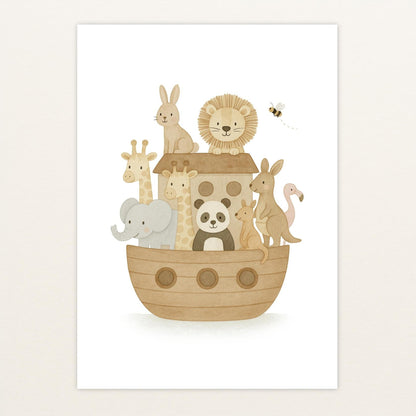 Tierfreunde - Motiv: "Arche Noah" Poster von tinylearner