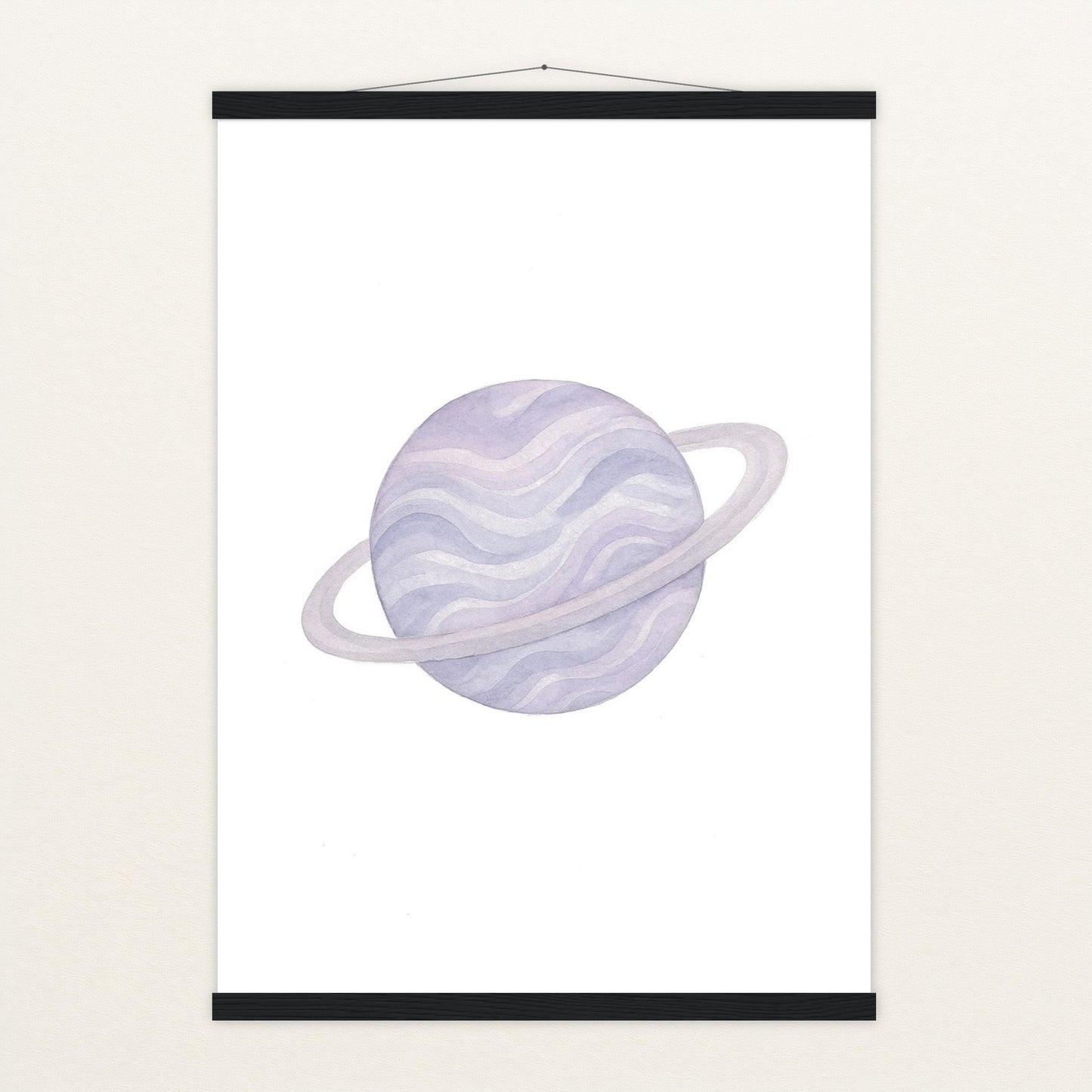 Planet Poster mit Leisten von tinylearner
