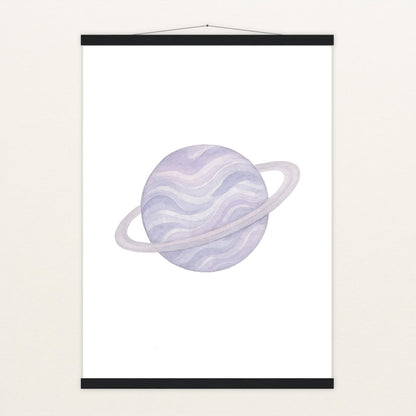 Planet Poster mit Leisten von tinylearner
