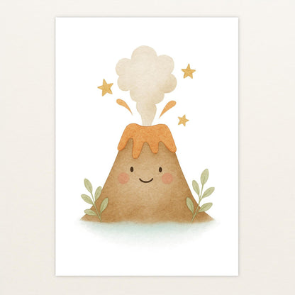 Vulkan Poster von tinylearner