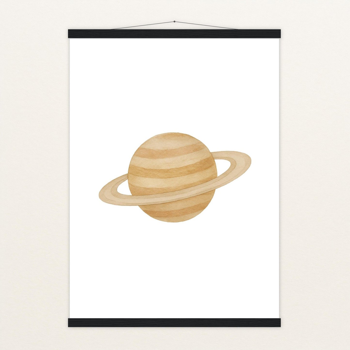 Saturn Poster mit Leisten von tinylearner