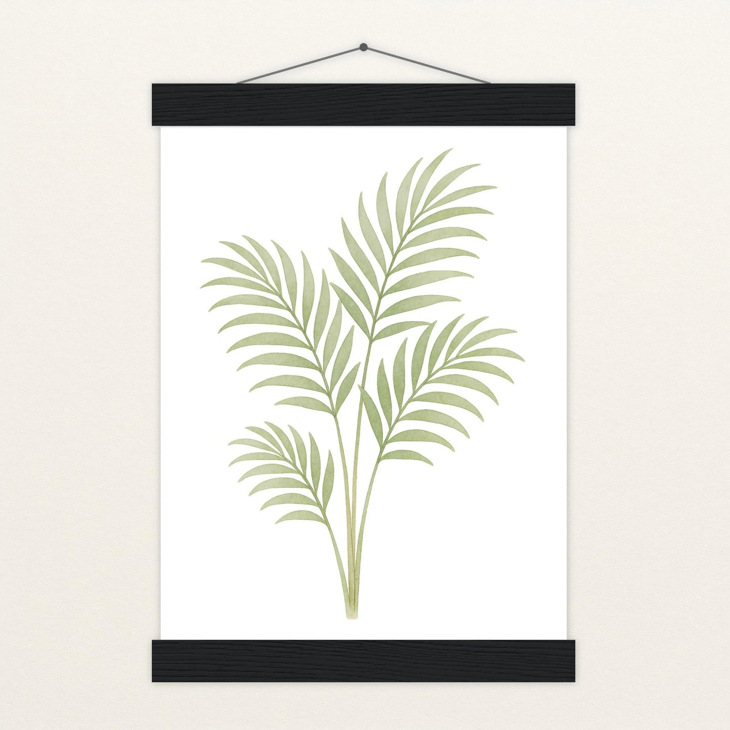 Howea-Blatt Poster mit Leisten von tinylearner
