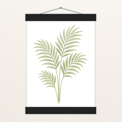 Howea-Blatt Poster mit Leisten von tinylearner