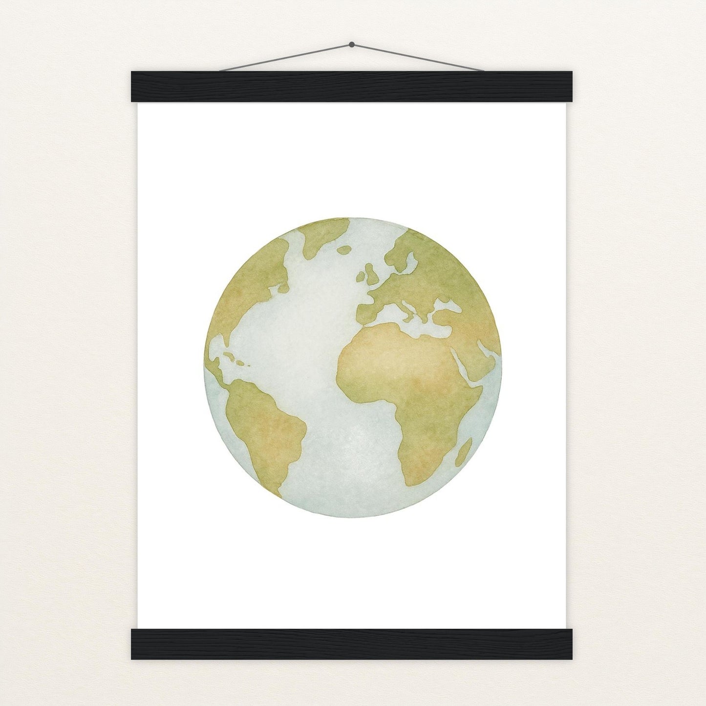 Erde Poster mit Leisten von tinylearner