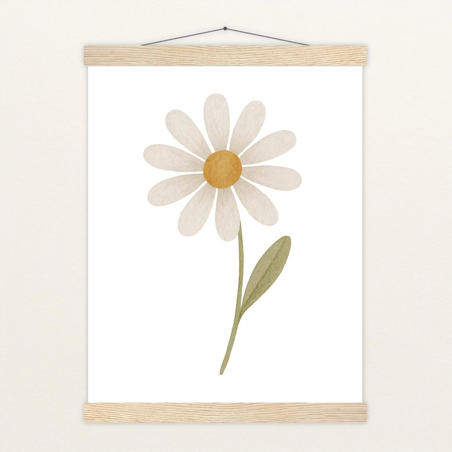 Gänseblümchen Poster mit Leisten von tinylearner