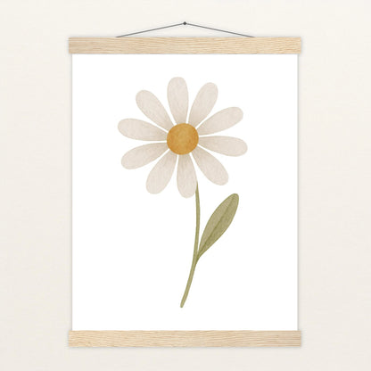 Gänseblümchen Poster mit Leisten von tinylearner