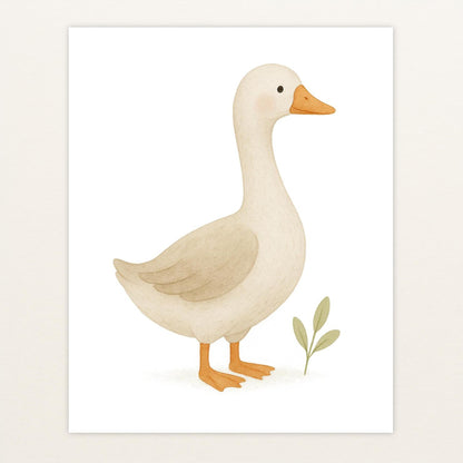 Gusi die Gans Poster von tinylearner