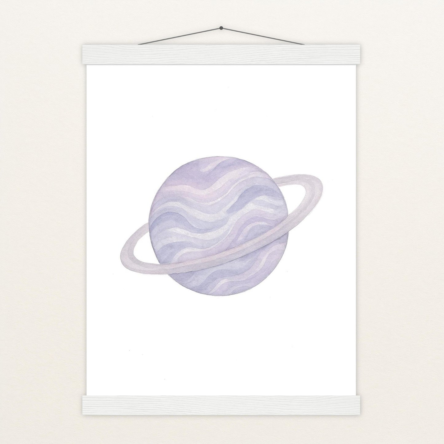 Planet Poster mit Leisten von tinylearner