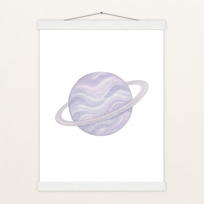 Planet Poster mit Leisten von tinylearner